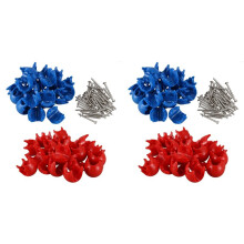 40Pcs Climbing Rope Net Plastic Connector Climbing Accessories for Outdoor Amusement Swing Climbing Rope Parts 12mm