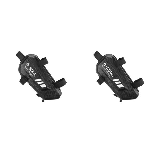 2X Bolsa Lateral Rígida e Impermeável para Motocicleta, com  Capacidade de Armazenamento, Bolsa Triangular Portátil para Equipamentos de