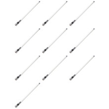 10X NL550 136-174/400-470MHz VHF UHF Dual Band Fiberglass Antenna
