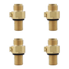 4pcs M18X1.5 Co2 Valve Adaptor Replaceable Transverter Suitable for Soda Machine Replaceable Valve,for CGA320