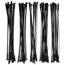 Scroll Saw Blades 127 mm Scroll Saw Blades with Pin 10/15/18/20/24 Teeth Fretsaw Blades for Scroll Saw (360 Pieces)