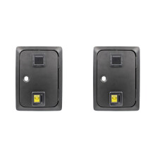 2X Iron Arcade Coin Door Support All 20- 29mm Coin Tokens for MAME Jamma Arcade Game Machine Project