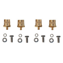 Battery Pole Adapter 2 Pair, M6 Battery Pole Battery Pole Terminals, Battery Pole Clamp for Lithium Car Batteries