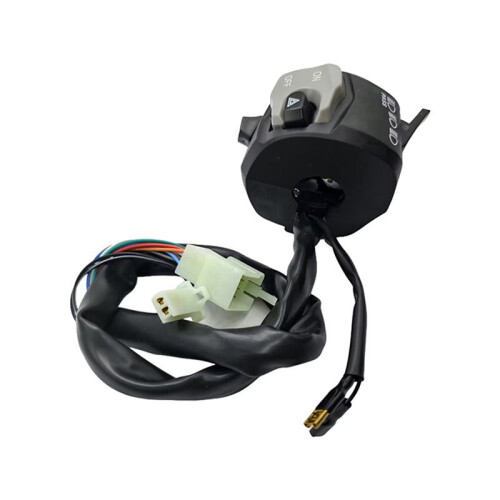 2X for GSX Handle Bar  with Passing Universal Left Side Horn Electric Start Double Flash Light 2