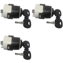 3X 7-Pins Startcontactschakelaar met Twee 16403-Sleutels 0009730212 voor -Vorkheftruck