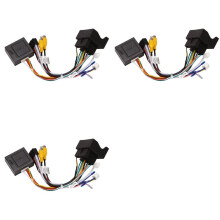 3X Samochodowe Stereo Audio 16 PIN Android Okablowanie Zasilające Adapter + Canbus Box dla 3008/2008/ C4/C3 XR/C5/DS6