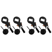 4Packs Strap Clamp for Woodworking, Quick Release Band Clamps, Belt Clamps, Adjustable Picture Frame Clamp Tool