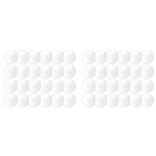 Clear CDs for Painting Blank CDs for Decoration DIY Aesthetic Wall Cd Room Decor Transparent Wall CDs Crafts (60 Pcs)
