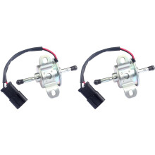 2X 12V Fuel Feed Pump Electronic Fuel Pump 129612-52100 4855-1001 for 4TNV88 3TNV88 4TNV84 Excavator
