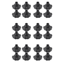 24 Pièces Tabouret de Camping Capuchon de Jambe Antidérapant Chaise D'Extérieur Couvre-Pied Réglable Accessoire de Chaise de Pêche 15 mm