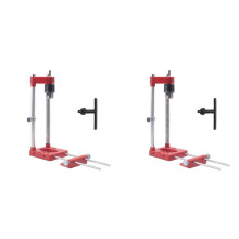 2X Auto Drill Guide Woodworking Drill Locator Precise Hole Drill Punch Positioner Auto- Drill Template