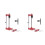 2X Auto  Drill Guide Woodworking Drill Locator Precise Hole Drill Punch Positioner Auto- Drill Template 1