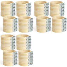 108Pieces 3Inch Embroidery Hoop Embroidery Hoop Bamboo Round Hoop for DIY Needlework, Sewing and Crafts 8cm
