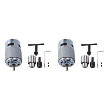 2X 12-24V 775 Motor Electric Drill with Drill Chuck Motor for Polishing Drilling Cutting