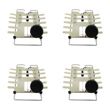 4X Backrest Lift Adjustable Car Lumbar Support Backrest Headrest Rotating Car Mechanical Lumbar Support