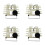 4X Backrest Lift Adjustable Car Lumbar Support Backrest Headrest Rotating Car  Mechanical Lumbar Support 1