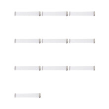 10X Snare Wire Snare Drum Wire Strings Straps Snare Drum Accessories 20 Strands Steel for Snare Drums 13In