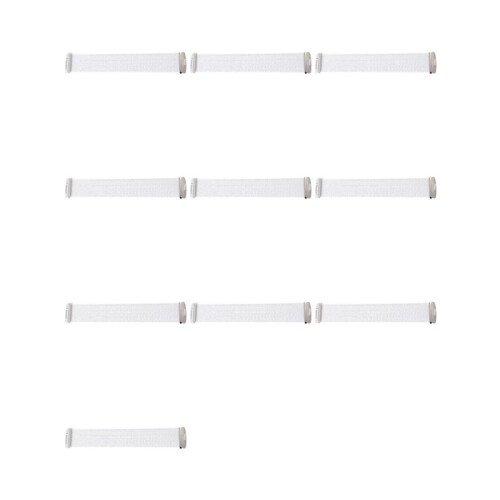 10X Snare Wire Snare Drum Wire Strings Straps Snare Drum Acessórios 20 Fios de Aço para Snare Drums Peça de Reposição 13 Polegadas