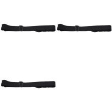 3X Adjustable Nylon Classical Ukulele Straps for Acoustic Electric Guitar with Hook Double Used Neck Sling(Black)