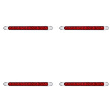 4X LED Trailer Truck Caravan UTE Stop Brake Tail Reverse Light Ultra-Slim Lamp