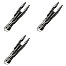 3X Tweezers Multitool, Precision Tweezer with Pocket Knife, 2 in 1 Titanium Small Keychain Tweezers for ,Soldering