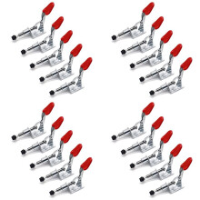 20 PCS Pull 301AM Adjustable Toggle Clamp Stroke Clamp Push Pull Toggle Clamp Quick Release Hand Tool