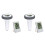 2X Wireless Pool Thermometer Floating Easy Read,Digital Pool Thermometer Waterproof, for Swimming Pools, Aquariums 1