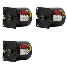 3X 68KTYZ Permanent Magnetic Synchronism Motor 220V 28W 68-KTYZ AC Gear Reducer Moter 15 Rpm No Bracket