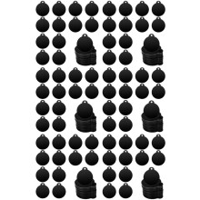 150 Pack Round Aluminum Blank Tags Black Stamping Blanks Engraving Blanks Discs Metal Blanks Keychain Dog Tag