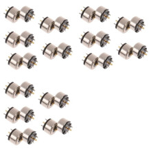 15pair Magnetic Pogo Pin Connector Set, 30 Pcs, 8mm, Male & Female, Power Charge Probe for Pogo Pin Connector
