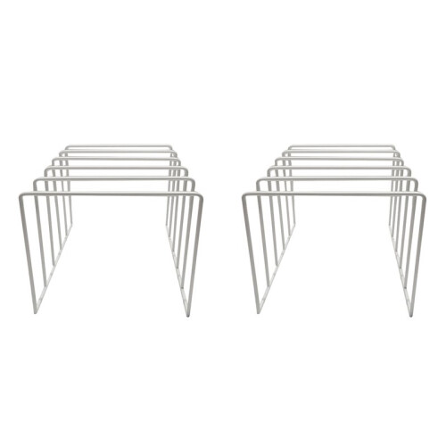 2X Vinyl Record Display Shelf Turntable Storage Shelf Exhibit Stand Holder Large
