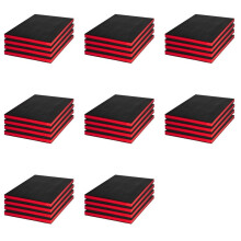Werkzeugkasten-Schaumstoff, 32 Er-Pack, 40,6 X 30,5 X 2,5 cm, Schaumstoffeinlagen für Koffer, Polyethylen-Aufbewahrungsplatten für Hartschalenkoffer