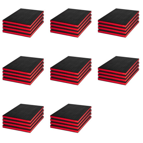 Tool Box Foam, 32Pack 16x12x1 Inch, Foam Inserts for Cases, Polyethylene Storage Sheets for Toolbox Hard Case