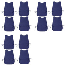 12 Pack Cobbler Apron with 2 Pockets, Waterproof Art Smock for Women, Men, Cleaning, Painting, Housekeeping, Work