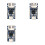 3X RP2350-USB-A RP2350A USB  Development Board 2Mb Flash Core Board Programmable USB Interface Demo Board 1
