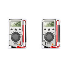 2X Digital Multimeter Auto-Ranging Voltmeter Tester Meter Voltage Meter Pocket Multi Tester with NCV- Contact Tester
