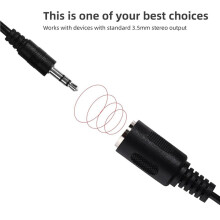 2X Câble DIN Vers 3,5 mm 50 cm, 5 Broches DIN Femelle Vers 3,5 mm Mâle, Adaptateur Jack Stéréo pour Smartphone, Entrée Auxiliaire, 0,5 M.