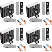 48Pairs Curtain Magnets,Adhesive Magnets for Blinds Windows,Magnet for Curtains,Magnetic Clips for Shower Blackout