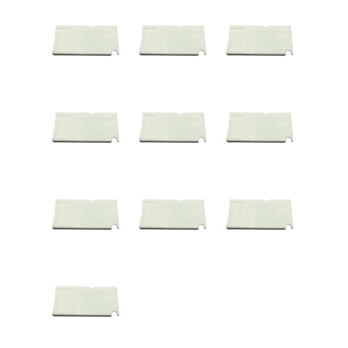 10X MS Memory Stick for  32MB Memory Stick Duo with MS Duo Long Adapter for  Old Cameras