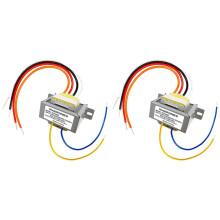 2X 24V 40VA Control Transformer with Foot Mount for HVAC Furnace,Primary Voltage 120/208/240V 50-60hz Secondary 24V