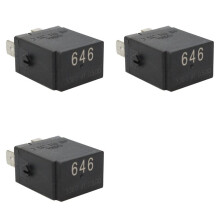 3X 4H0951253C for   Black (646) 5-Pin Multi-Use Relay 4RD965453-08