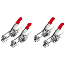 4 PCS Toggle Adjustable 304 Stainless Steel Toggle Clamp Latches for Smoker Lid Jig Freezer Door