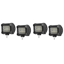 4Pcs Car 12V 24V Headlight 72W Light Bar Work Light Spotlight 4Inch LED Light Bar Fog Lamp for Truck Tractor Boat SUV