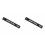 2X Dual Camera Mount Tripod Bracket Camera Flash Brackets Extension Bar with 1/4 Inch Screw for Camera Light 2