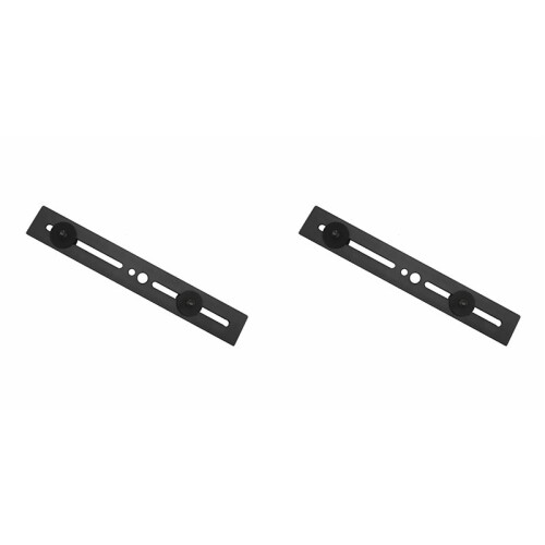 2X Dual Camera Mount Tripod Bracket Camera Flash Brackets Extension Bar with 1/4 Inch Screw for Camera Light 1