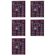 5X 25-in-1 SMD to DIP8 Universal Adapter,22-in-1 SMD Adapter,4-Layer PCB,for SOIC8/16 SOP8 DFN8 USON8 DFN8 SOT5 SOT6