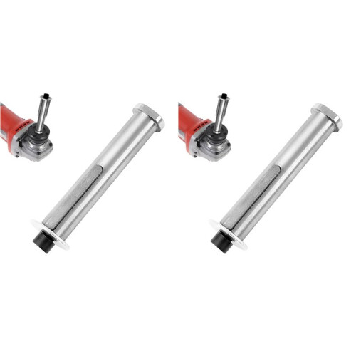 2X M14 Thread Satin Roller Satin Attachment Extension for Angle Grinder Adapter Roller Grinders Cutting Disc