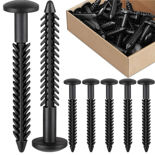 Vinyl Shutter Fasteners for Window Outside, Plastic Shutter Screws Exterior Window Shutter Pin Pegs 78PCS 1