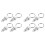 8 Pcs Spring Plunger with Pull ,M10x1.5 Pull  Indexing Plunger Retractable Spring Manual Plungers for Industrial 1