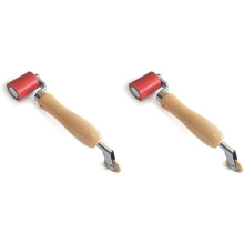 2X Seam Roller, for PVC/TPO/EPDM Roofing Vinyl Decking Membrane, Automotive Audio Sound Deadening Silicone Hand Roller